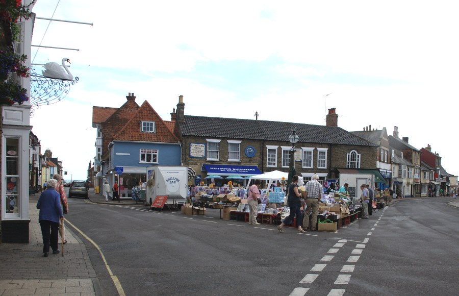 Southwold still holds a traditional town market